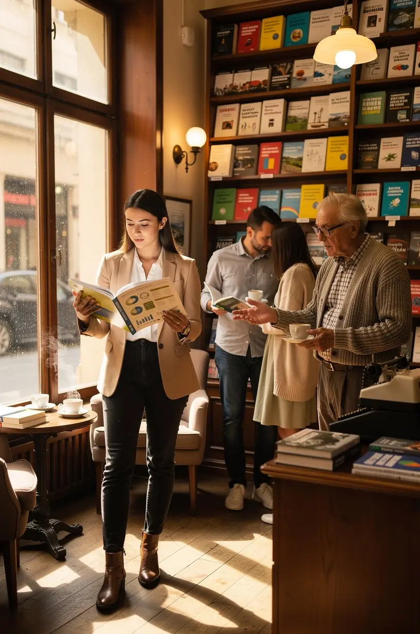 Könyvek és útmutatók halma, amelyek személyes pénzügyi tervezésről szólnak, asztalon elrendezve.